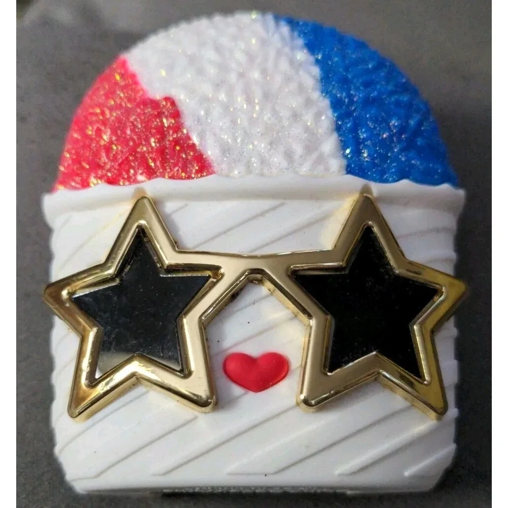 Retired Bath Body Works Snow Cone Pocketbac Holder BBW‎ Patriotic Santizer Rare